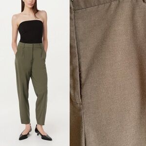 Frank & Oak Sz 14 Amelia Brown Kaki Balloon Pants